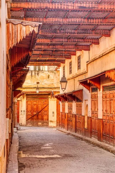 Fez Medina Landmarks Morocco Background — Stock Fotó