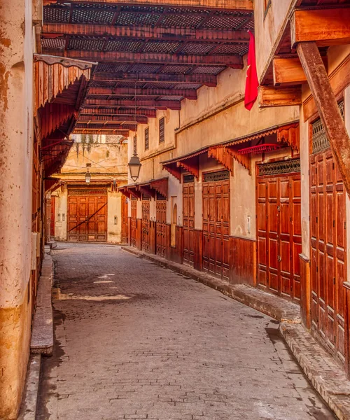 Fez Medina Landmarks Morocco Background — Fotografia de Stock