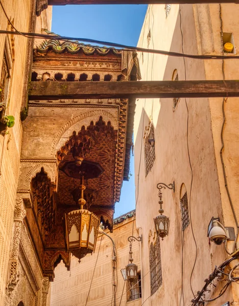 Fez Medina Landmarks Morocco Background — Stock fotografie