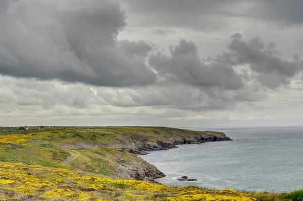 Baie Des Trpasss Bay Dead France — стокове фото