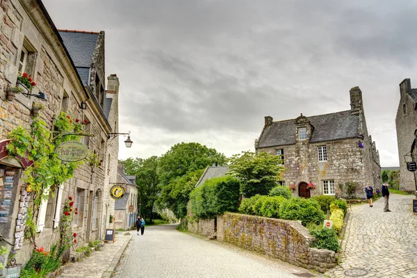 Locronan France June 2021 Historical Village Cloudy Weather — ストック写真