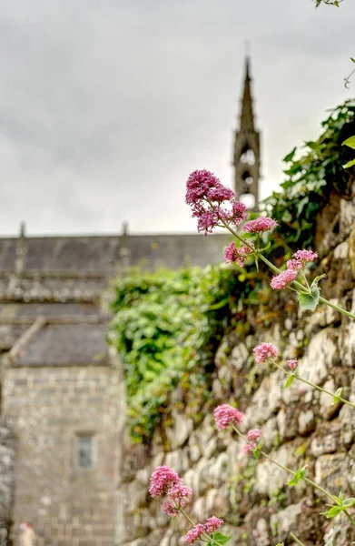 Locronan France June 2021 Historical Village Cloudy Weather — Stok fotoğraf