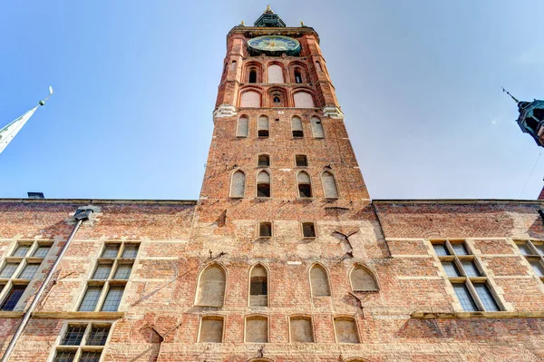 Gdansk Poland July 2021 Historical Center Sunny Weather — Stok fotoğraf