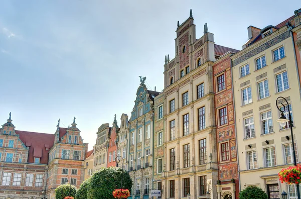 Gdansk Poland July 2021 Historical Center Sunny Weather — Stock Fotó