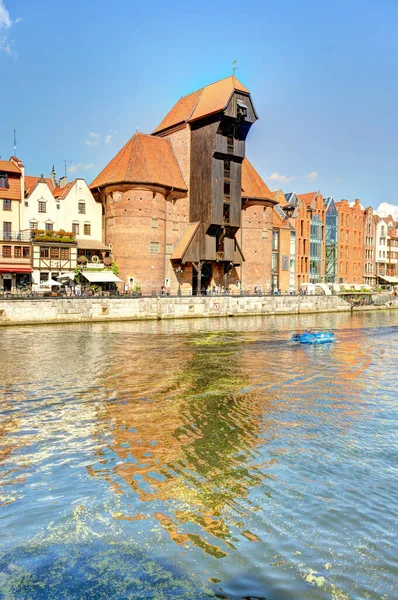 Gdansk Poland July 2021 Historical Center Sunny Weather — ストック写真