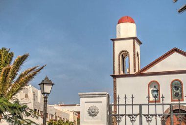 Agaete, Spain - February 2020 : Picturesque village in the Canary Islands