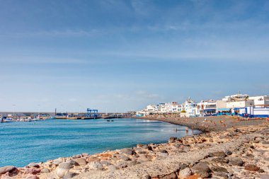 Agaete, Spain - February 2020 : Picturesque village in the Canary Islands