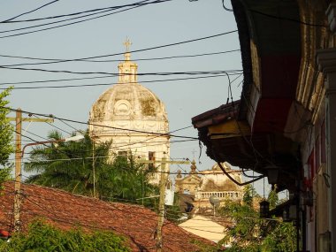 Granada, Nicaragua - January 2016 : Historical center in sunny weather