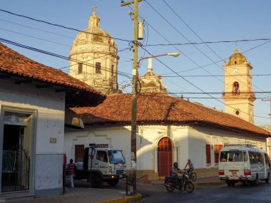 Granada, Nicaragua - January 2016 : Historical center in sunny weather