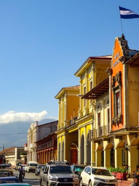 Granada, Nicaragua - January 2016 : Historical center in sunny weather