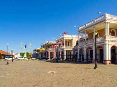 Granada, Nicaragua - January 2016 : Historical center in sunny weather