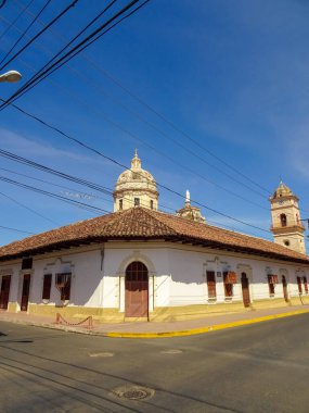 Granada, Nicaragua - January 2016 : Historical center in sunny weather