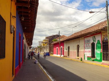 Granada, Nicaragua - January 2016 : Historical center in sunny weather
