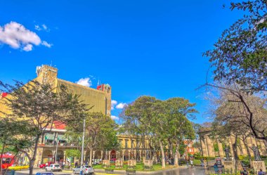 Guadalajara, Jalisco, Mexico - March 2017 : Historical center in sunny weather, HDR 