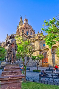 Guadalajara, Jalisco, Mexico - March 2017 : Historical center in sunny weather, HDR 