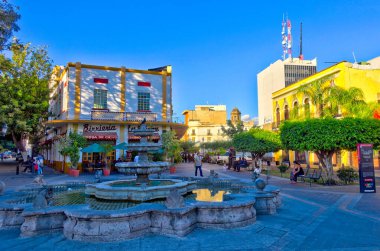 Guadalajara, Jalisco, Mexico - March 2017 : Historical center in sunny weather, HDR 