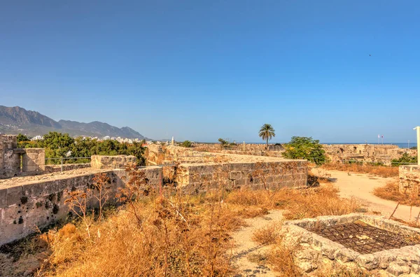 Kyrenia Cyprus October 2019 Old Harbour Sunny Weather — стокове фото