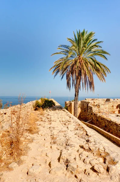 Kyrenia Cyprus October 2019 Old Harbour Sunny Weather — Zdjęcie stockowe