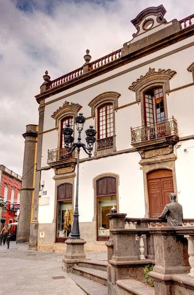 Arucas Spain January 2020 Historical Center Cloudy Weather — Stockfoto