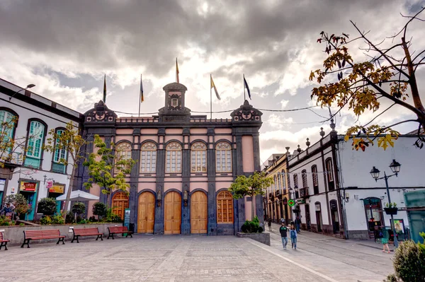 Arucas Spain January 2020 Historical Center Cloudy Weather — Stockfoto