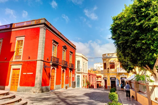 Galdar Spain January 2020 Historical Center Sunny Weather — Foto de Stock