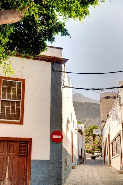 Agaete Spain February 2020 Picturesque Village Canary Islands — Foto Stock