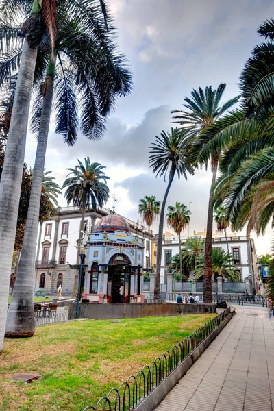 Las Palmas Spain February 2020 Vegueta Historical District Dusk — 图库照片