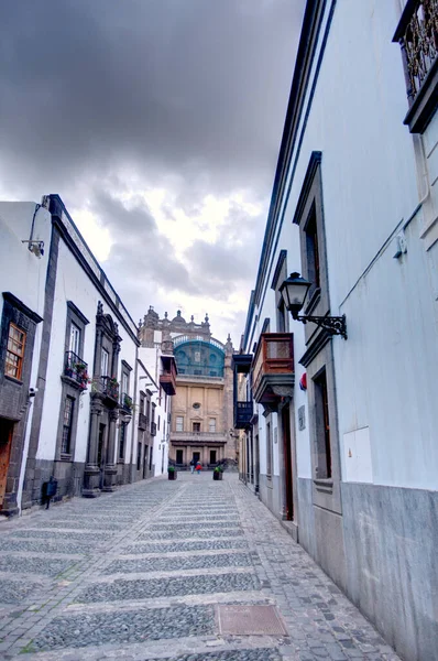 Teror Spain February 2020 Historical Center Rainy Weather — Stock Photo, Image