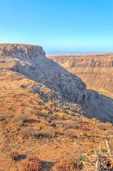 Fataga Ravine Grand Canary Island Spain — 스톡 사진