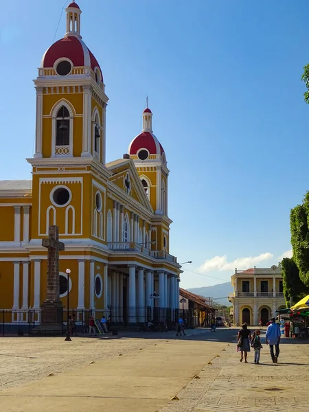 Гранада Никарагуа Январь 2016 Исторический Центр Солнечную Погоду — стоковое фото