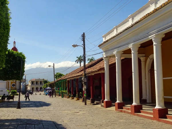 Γρανάδα Νικαράγουα Ιανουάριος 2016 Ιστορικό Κέντρο Ηλιόλουστο Καιρό — Φωτογραφία Αρχείου