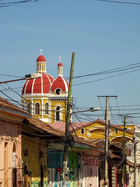 Granada Nicaragua January 2016 Historical Center Sunny Weather — стокове фото
