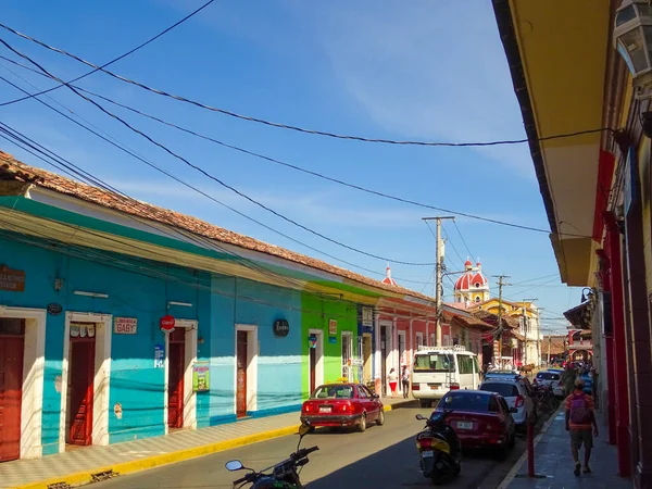 Granada Nicaragua January 2016 Historical Center Sunny Weather — Zdjęcie stockowe