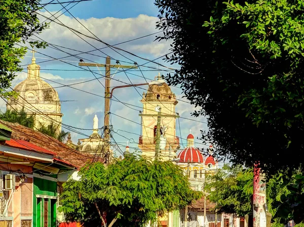 Granada Nicaragua January 2016 Historical Center Sunny Weather — Zdjęcie stockowe