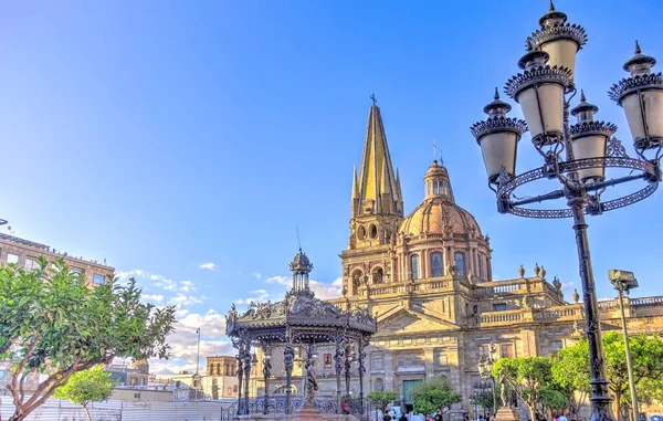 Guadalajara Jalisco Mexico March 2017 Historical Center Sunny Weather Hdr — стокове фото