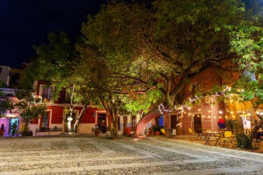 Guanajuato, Mexico - January 2022 : Historical center in wintertime.