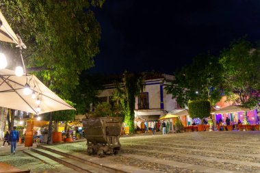 Guanajuato, Mexico - January 2022 : Historical center in wintertime.