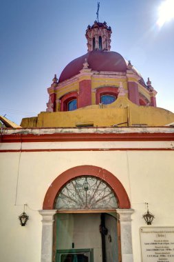 Guanajuato, Mexico - January 2022 : Historical center in sunny weather