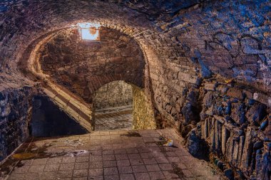 Guanajuato, Mexico - January 2022 : Historical center in wintertime.