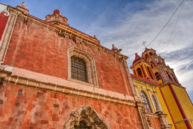 Guanajuato, Mexico - January 2022 : Historical center in sunny weather