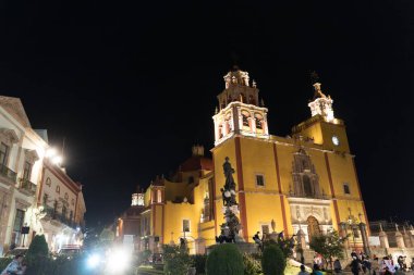 Guanajuato, Mexico - January 2022 : Historical center in wintertime.