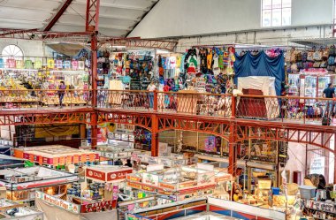 Guanajuato, Mexico - January 2022 : Traditional marketplace, HDR Image