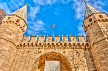 Topkapi Palace or the Canon gate Palace. Construction started in 1459 six years after the conquest of Constantinople b