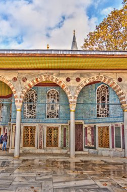 Istanbul, Turkey - November 2020: Topkapi Palace detail