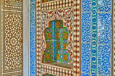 ISTANBUL, TURKEY - JULY 22, 2019: Interior of Topkapi Palace, Istanbul