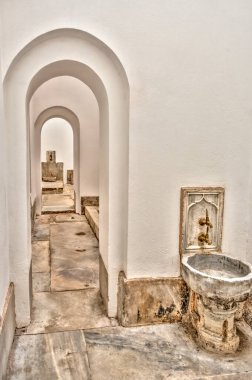 ISTANBUL, TURKEY - JULY 22, 2019: Interior of Topkapi Palace, Istanbul