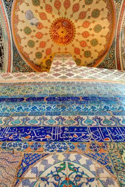 ISTANBUL, TURKEY - JULY 22, 2019: Interior of Topkapi Palace, Istanbul