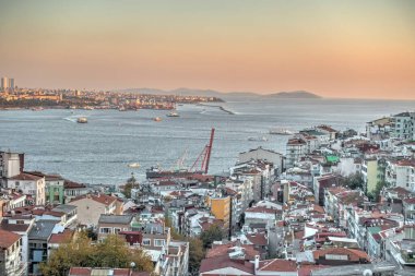 Sunset view of Istanbul, Turkey