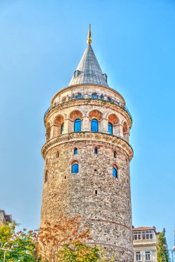 Görünümü Galata Kulesi, Istanbul, Türkiye 