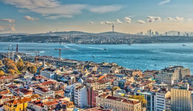 Sunset over the Bosphorus, Istanbul, Turkey
